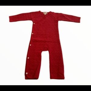 NWOT Quilted Wrap Front Jumpsuit (3-6 mos)